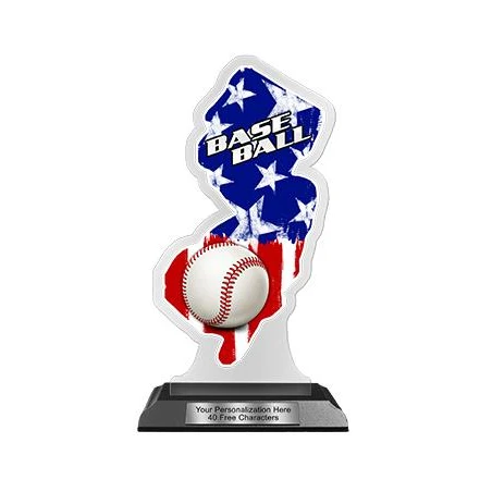 State Acrylic Trophy: 6" New Jersey Shape (Event t 1