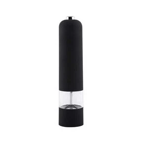 Black Plastic Electric Salt And Pepper Grinder, custom kitchen gadget with logo imprint 1