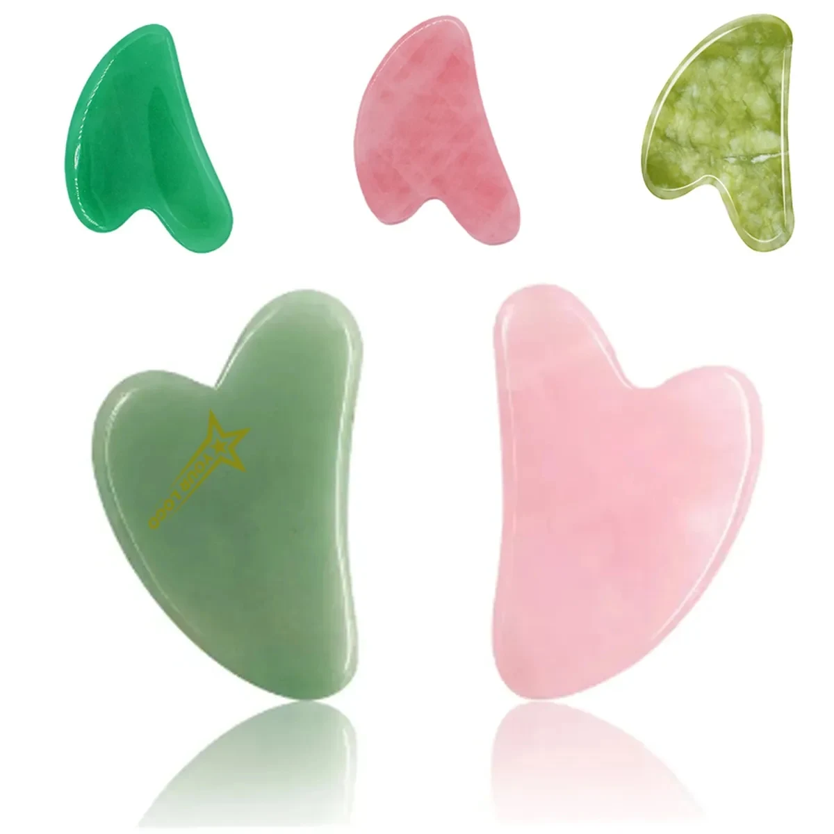Gua Sha Therapy Massage Tool Natural Jade 1