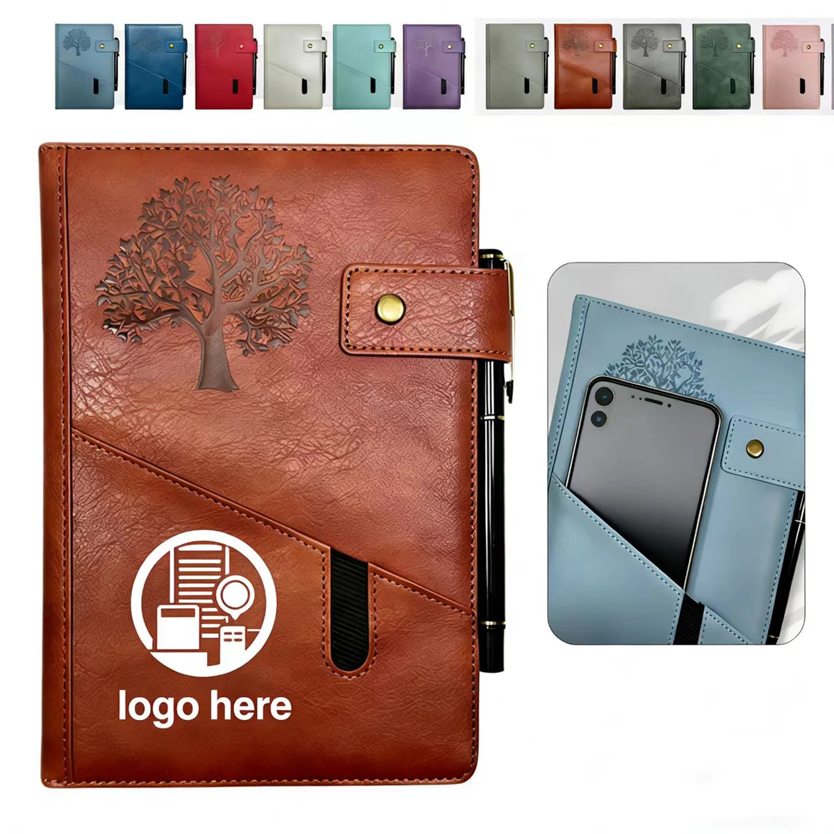 Executive Notebook with Buckle Closure 1