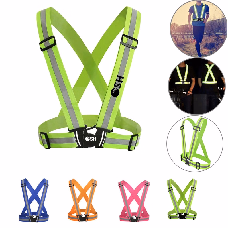 High Visibility Reflective Safety Adjustable Vest Belt