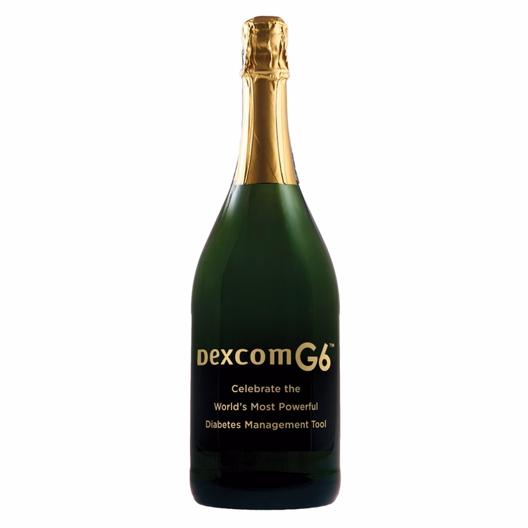 Etched CA Champagne Sparkling Wine 1.5L Bottle