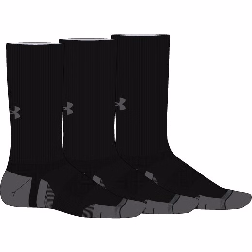 UA Performance Tech Kids' 3-Pack Crew Socks