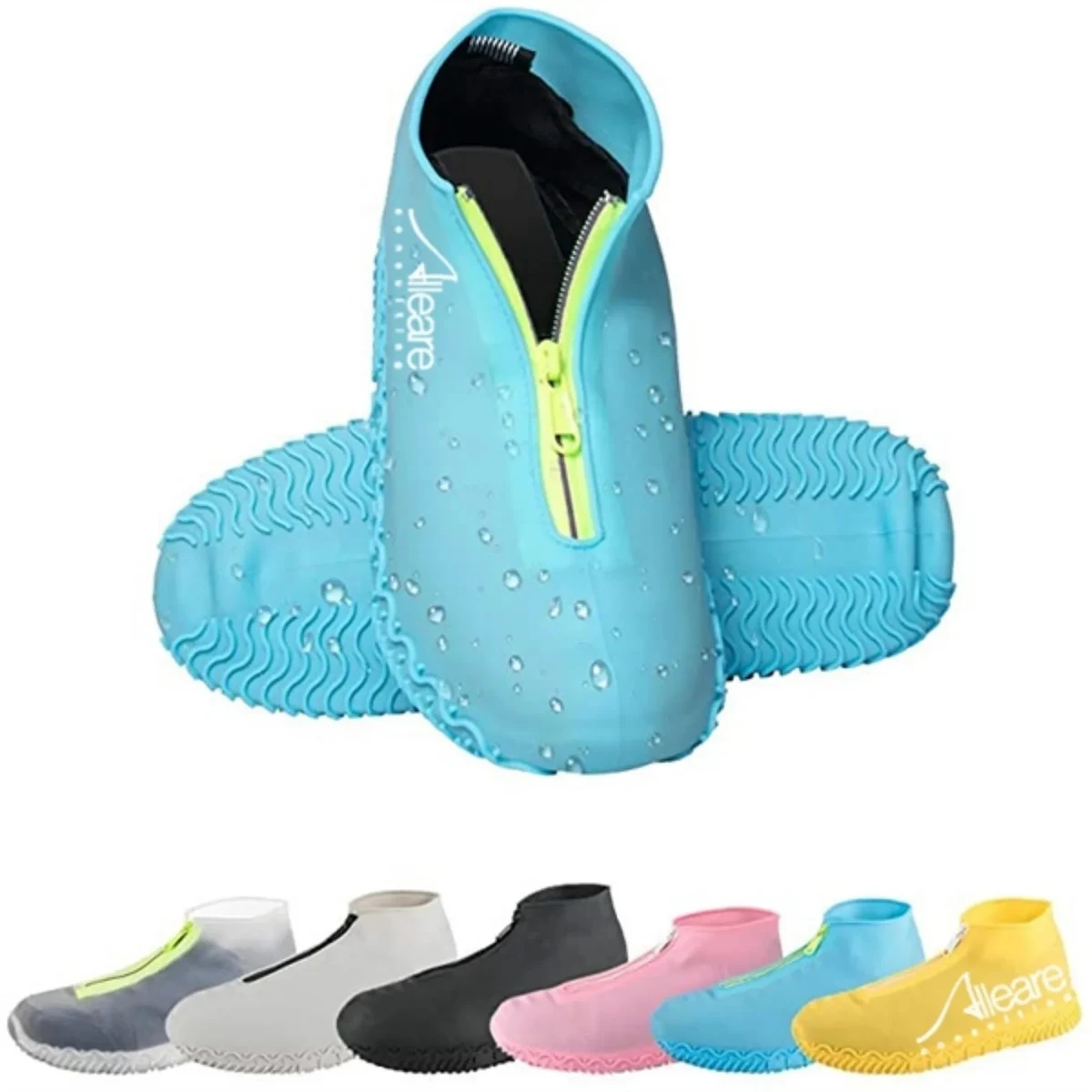 Rain Shoe Covers with Zipper 1