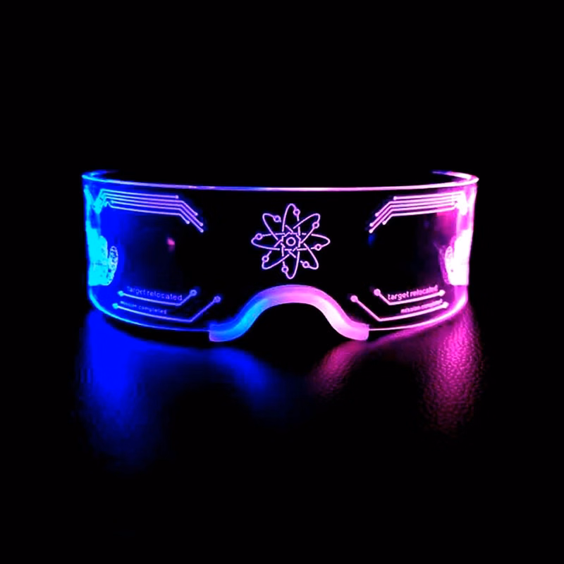 Cyberpunk Led Visor Light Up Glasses