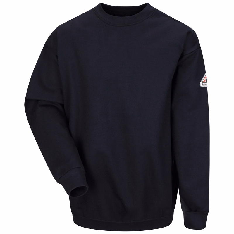 Bulwark® Men's Midweight FR Crewneck Pullover Sweatshirt