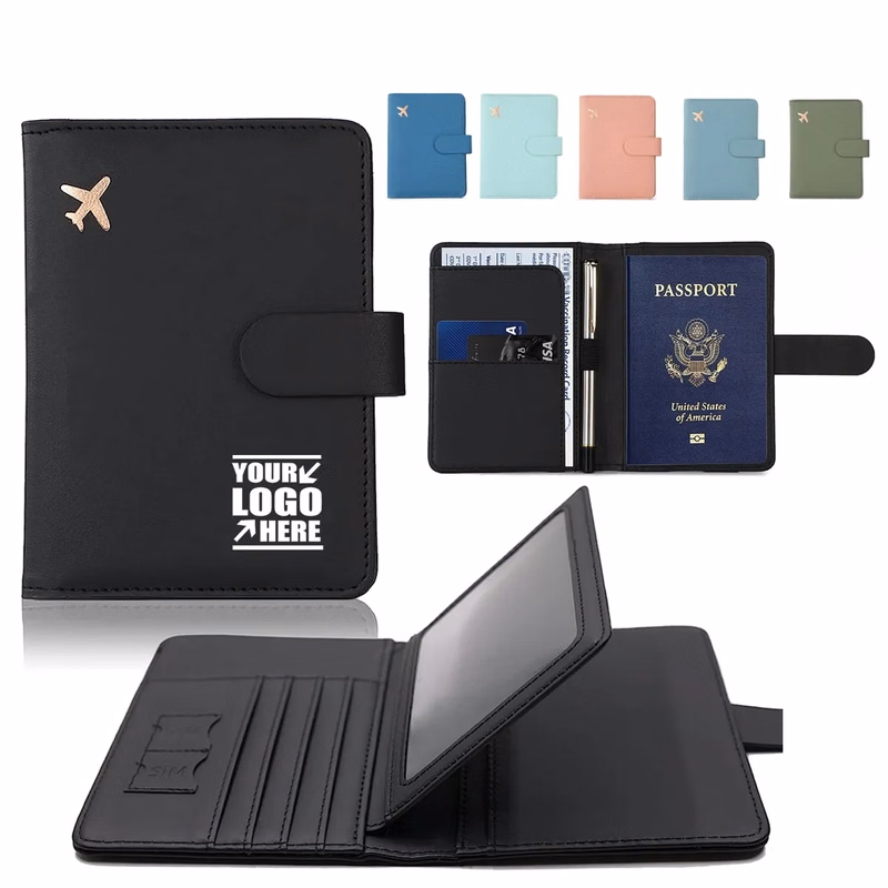 RFID Premium Leather Passport Holder