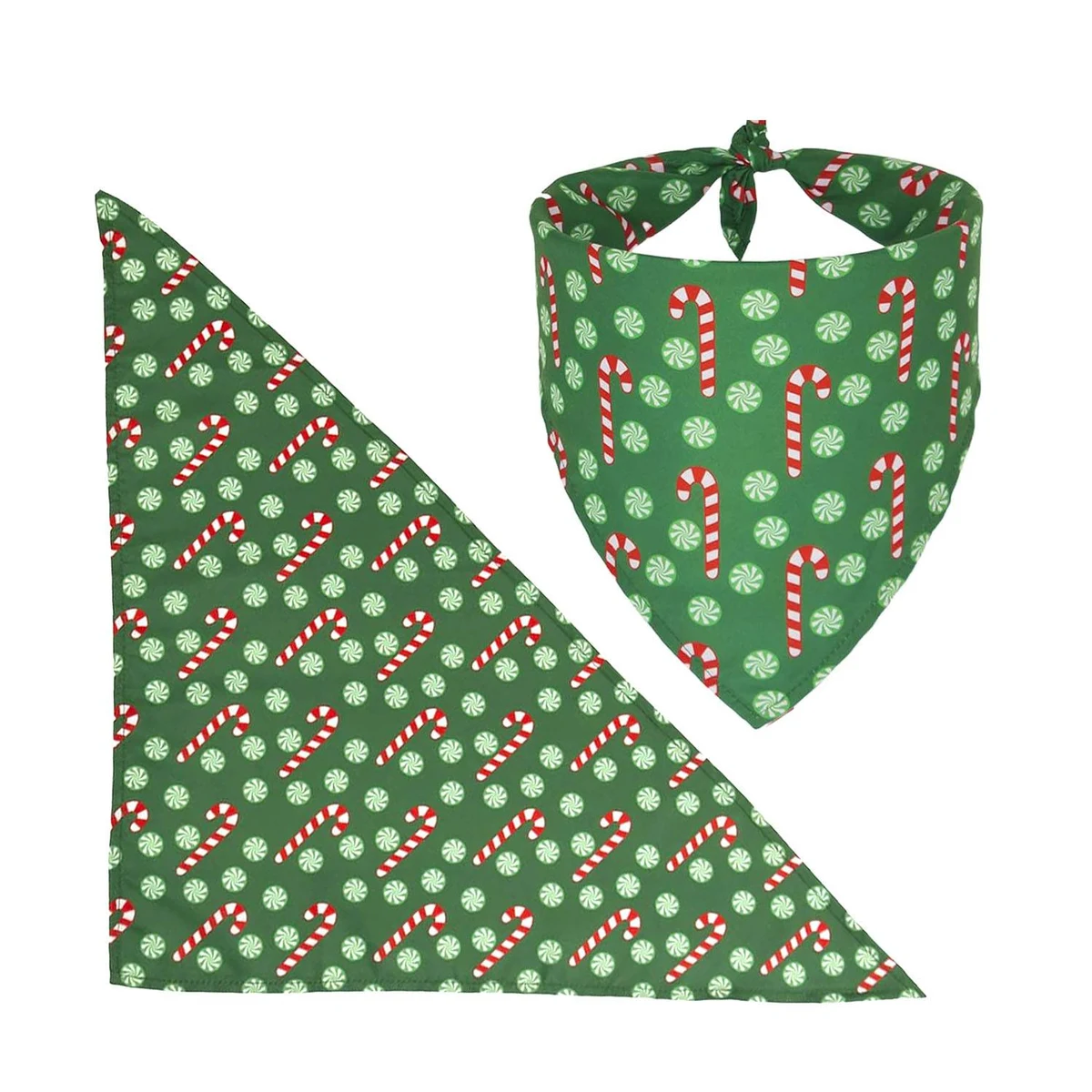 Custom Polyester Triangle Pet Bandana 1