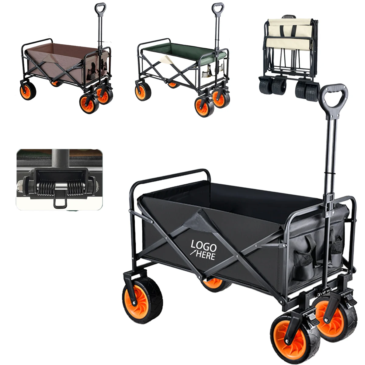 Metal Utility Trolley for Camping 1