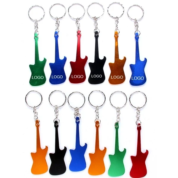 Guitar Keyring Bottle Opener 1