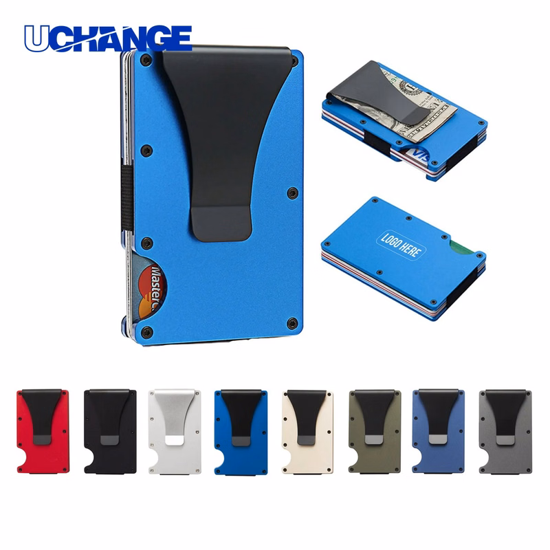 Elastic Aluminum Alloy RFID Card Wallet