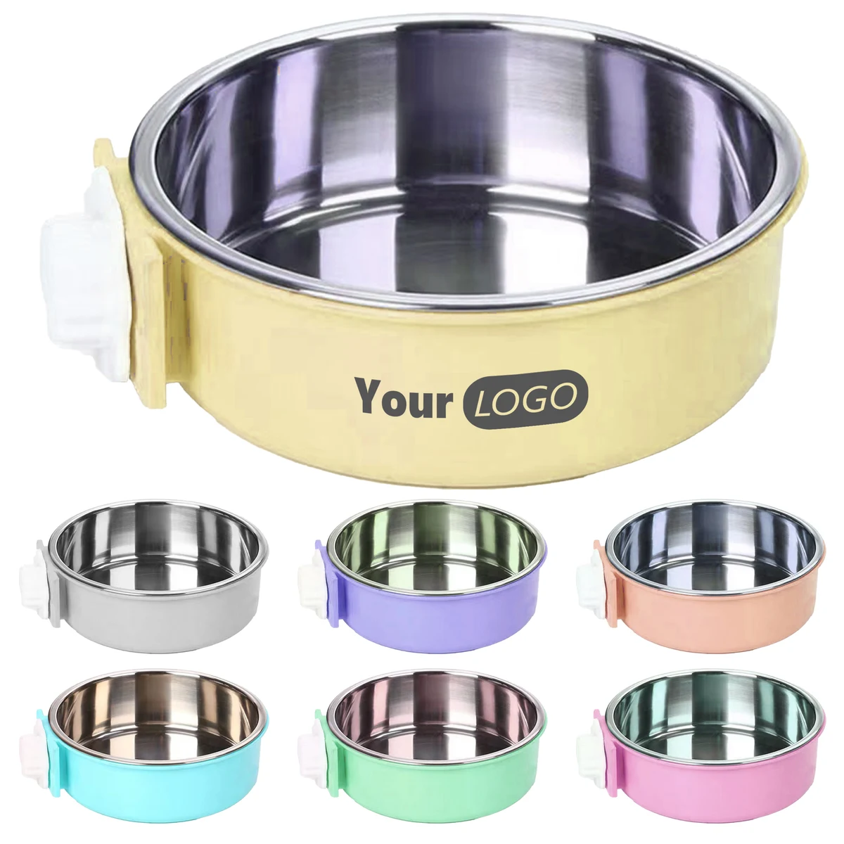 Plastic Durable Hanging Pet Bowl 1
