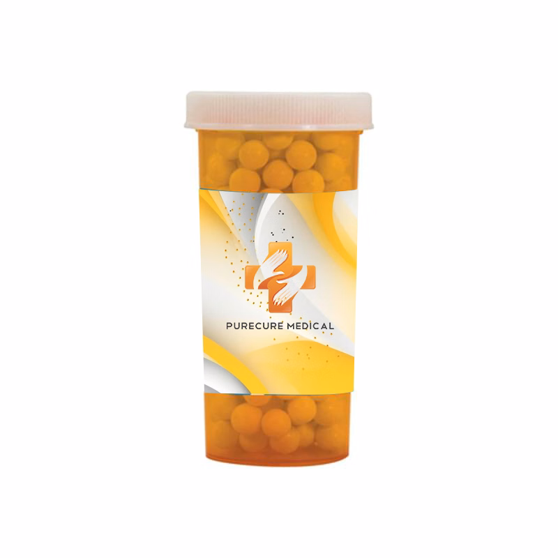 Pill Bottle (Large) - Red Hots, Jelly Beans, Gum