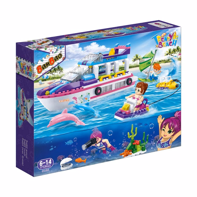 Trendy Beach Water Block Sets - 325 Pieces