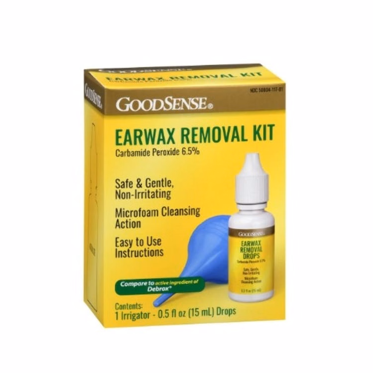 Ear Wax Remover Kits - 0.5 oz Drops & Bulb