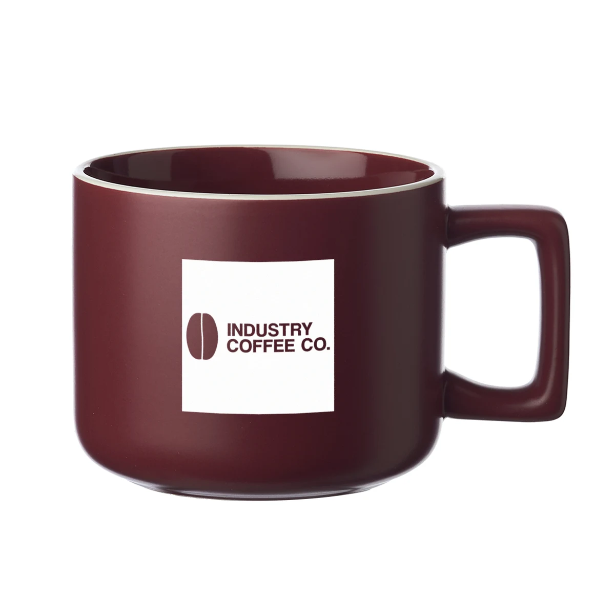 14 oz. Milano Matte Ceramic Mug (1 Color Imprint) 1