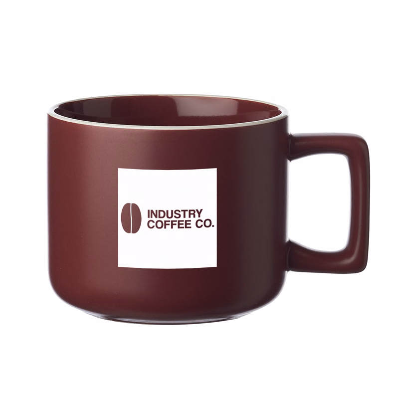 14 oz. Milano Matte Ceramic Mug (1 Color Imprint)