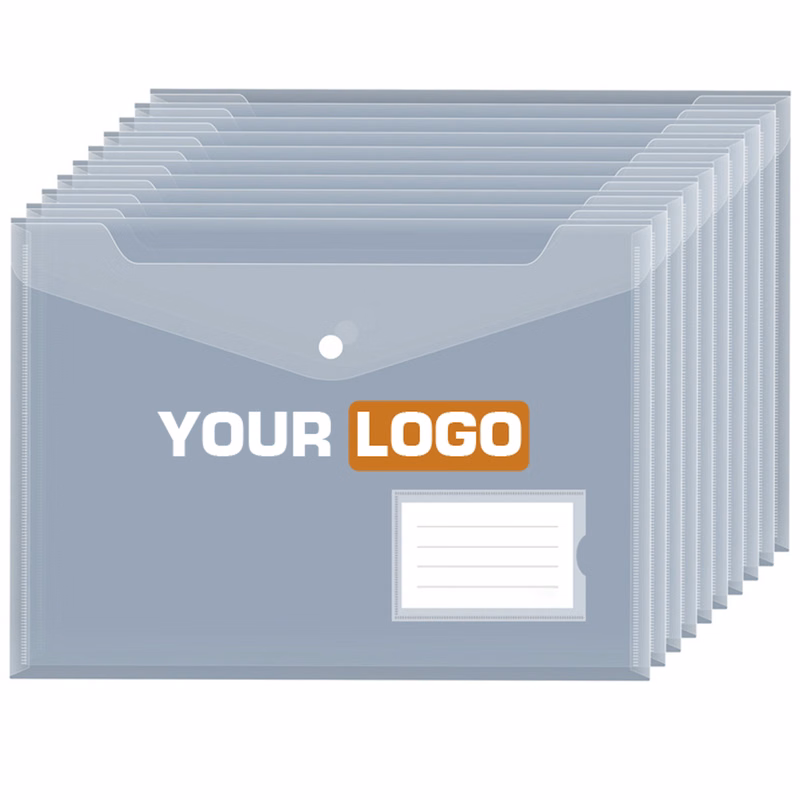 A4 Transparent Label File Bag