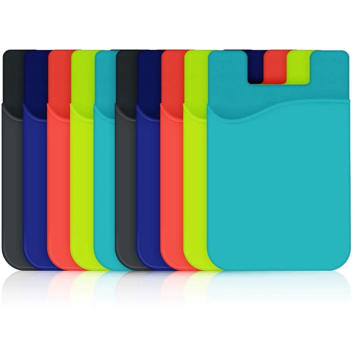 Silicone Cell Phone Sleeve Wallet Holder 1