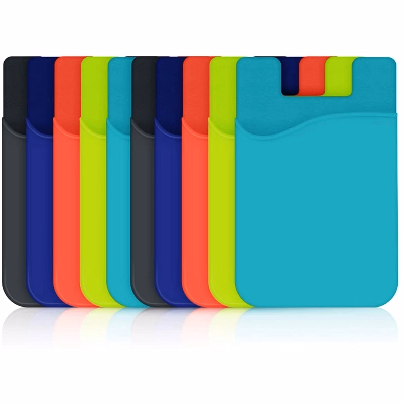 Silicone Cell Phone Sleeve Wallet Holder