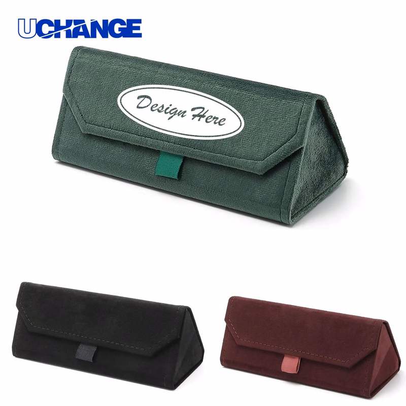 Eyewear Foldable Triangle Glasses Case Organizer