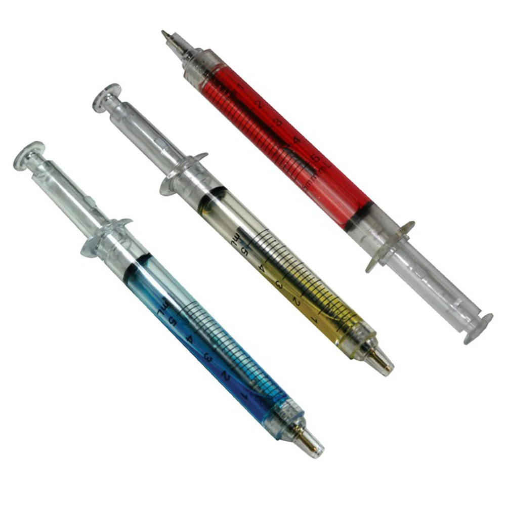 Ballpoint Clicker Syringe Pen 1