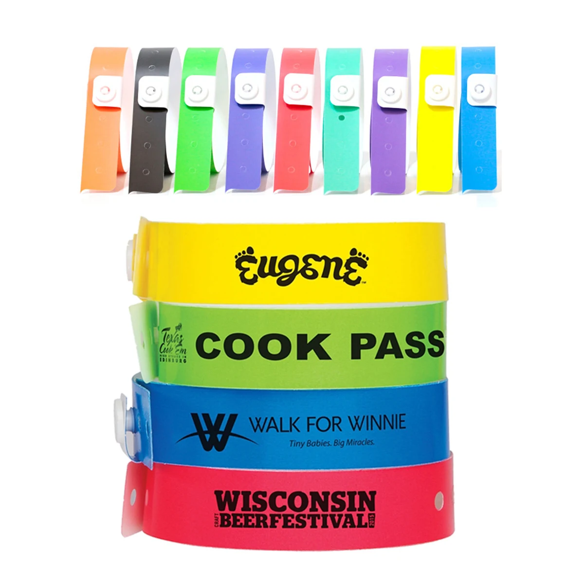 Durable L-Style Plastic Bracelets 1