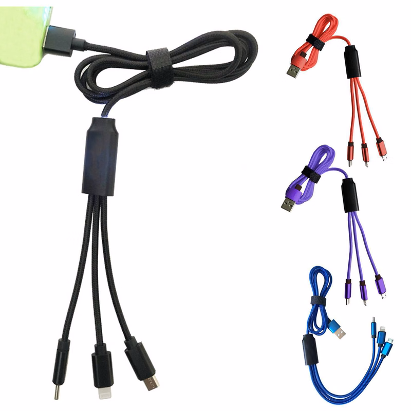 Lightning Logo 3 in 1 Charging Cable