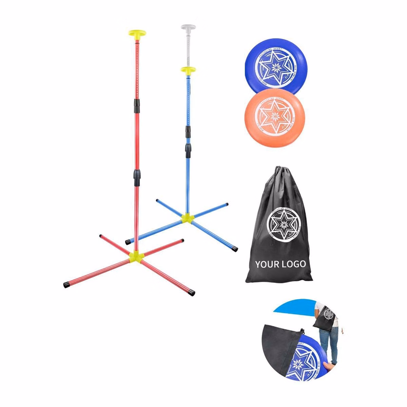 Portable Disc Game Stand for Family Fun