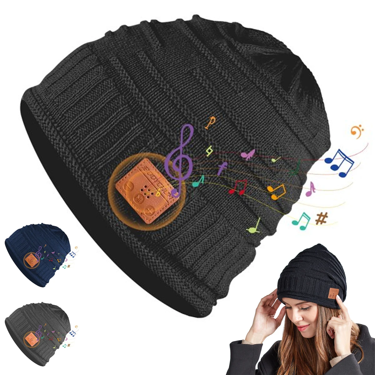 Bluetooth Knit Hat 1