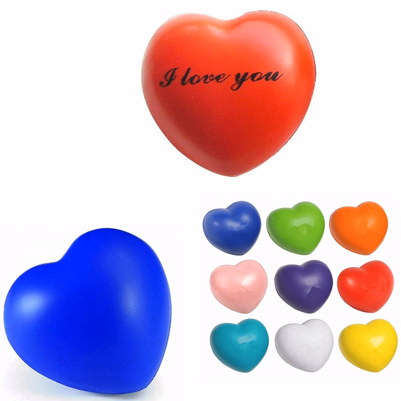 PU Foam Heart Shaped Stress Ball