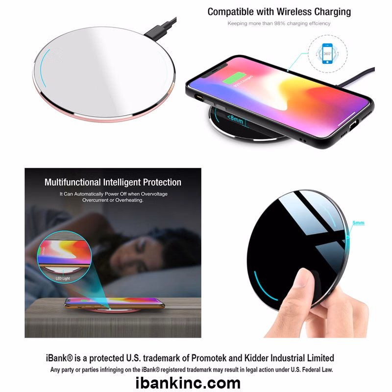 iBank ® Wireless Charger, 11W Charging Pad for iPhone and Galaxy Phones