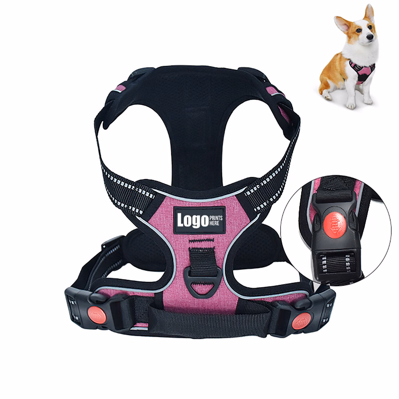 Reflective Pet Harness Adjustable Dog Vest