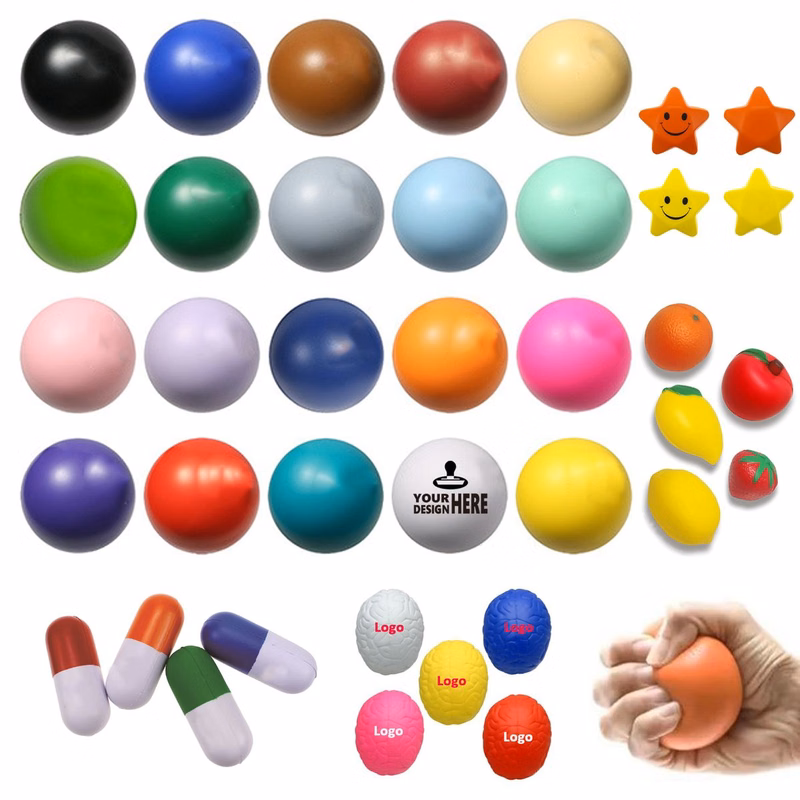 Colorful Foam Stress Relief Ball Collection