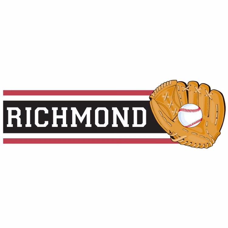 Custom 7" x 2.3" Name & Baseball Glove Car Magnet