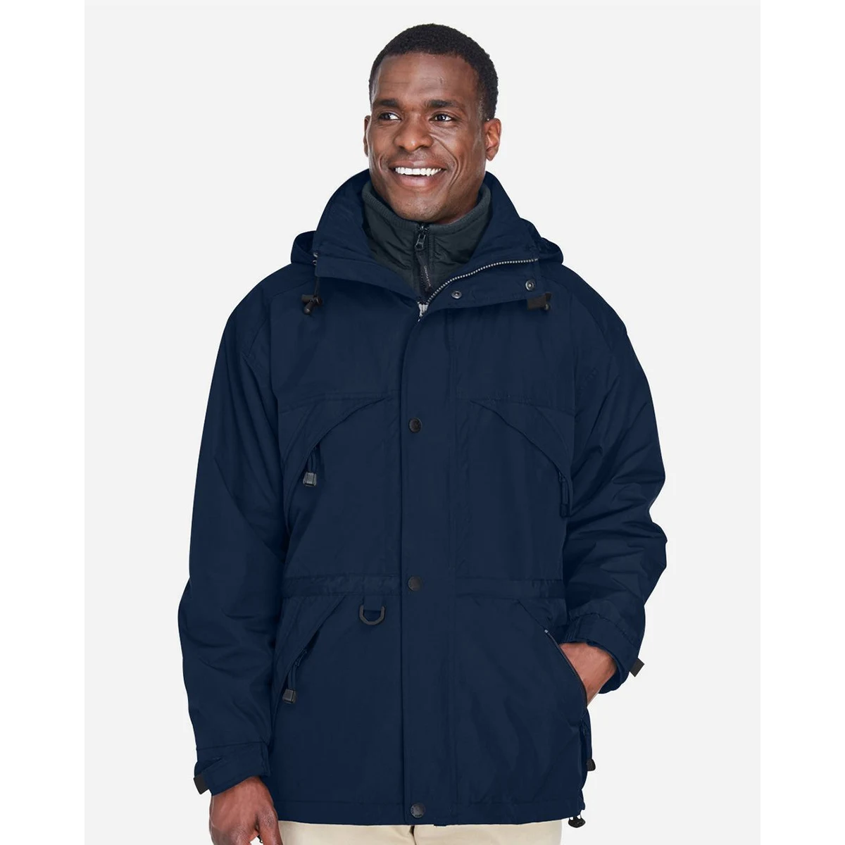 Men's 3-in-1 Parka with Dobby Trim - 88007 1