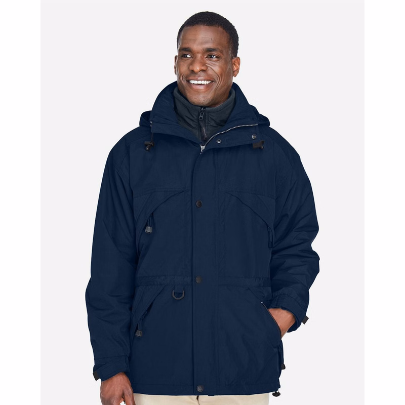 Men's 3-in-1 Parka with Dobby Trim - 88007