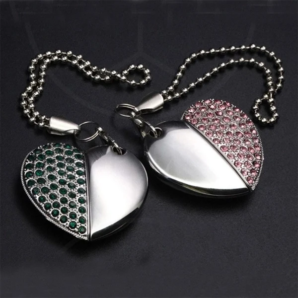 Crystal Heart USB Flash Drive 1
