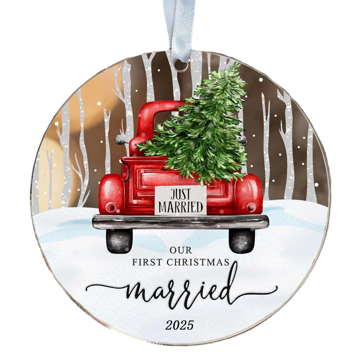 Full Color Christmas Decoration Acrylic Pendant 1