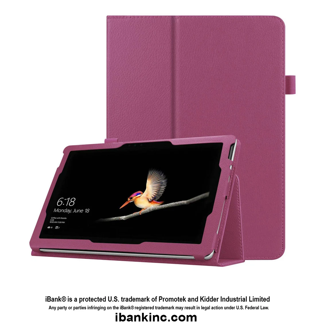 iBank ® Leatherette Case for Microsoft Surface Go 3/2/1 Case 10", Go 4 10.5" 1