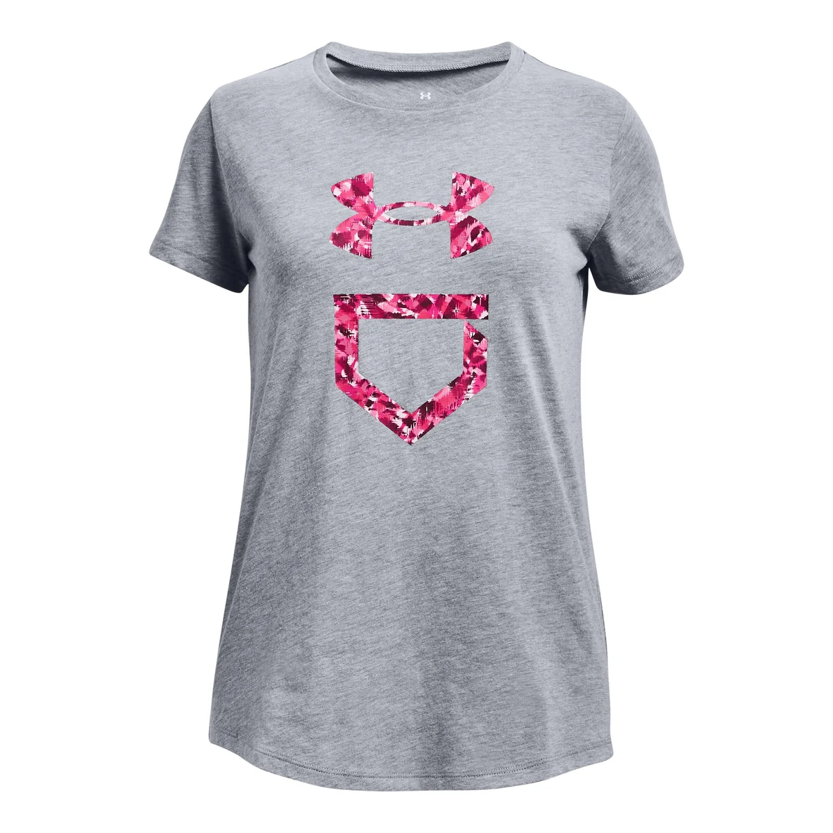 UA Plate Fill Girls' Short Sleeve 1