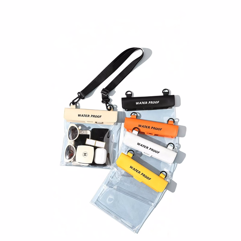 Large PVC WaterproofPhone Bag With Crossbody Lanyard For Swimming&Diving&Rafting&Beach&Travel
