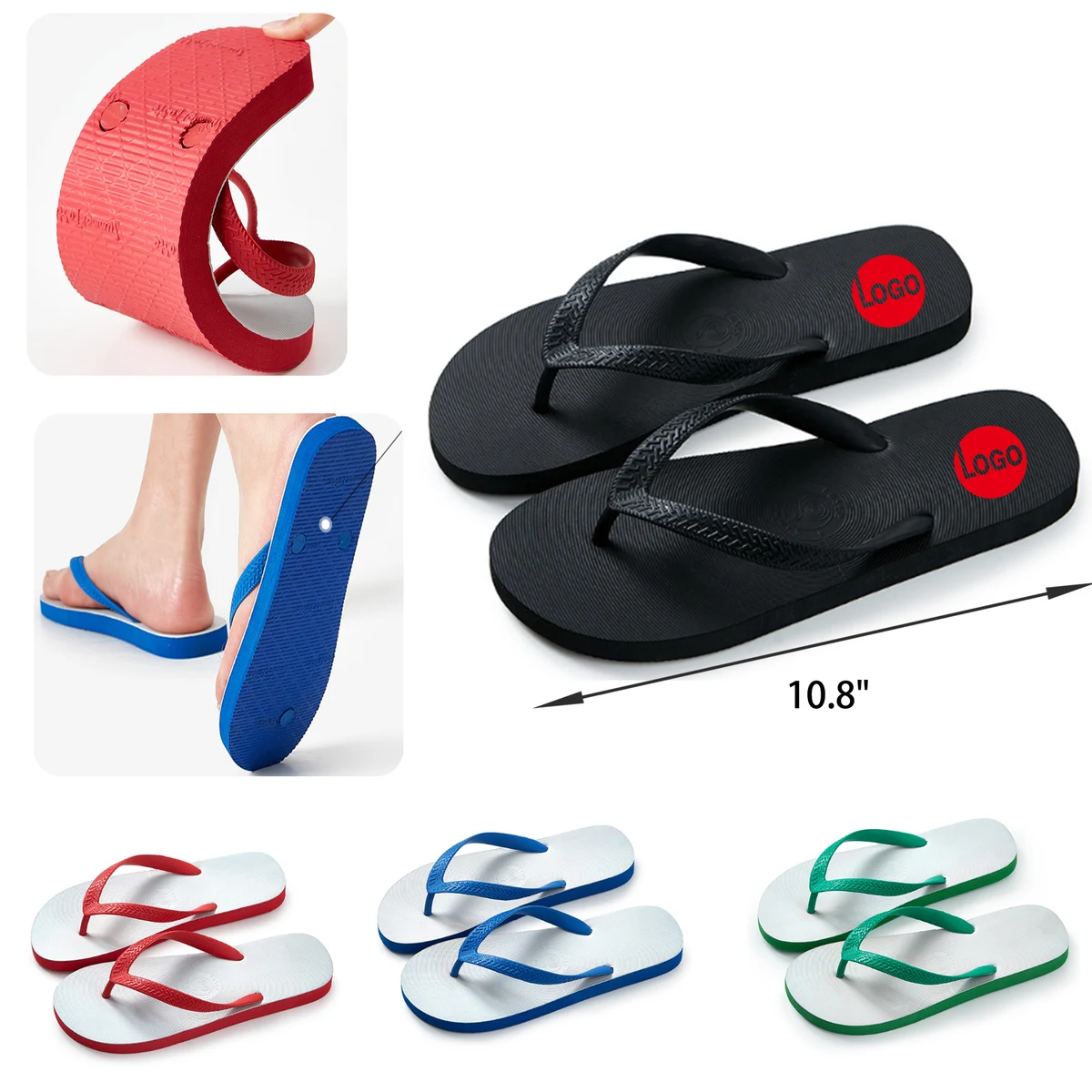 MOQ 50 PCS Comfortable Adult Flip Flop 1