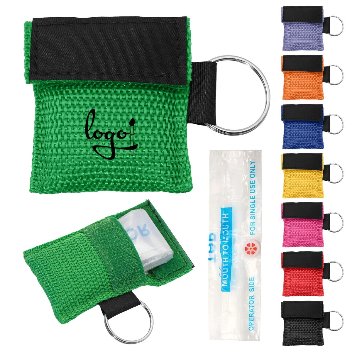 Keychain Disposable Rescue Breathing Mask 1