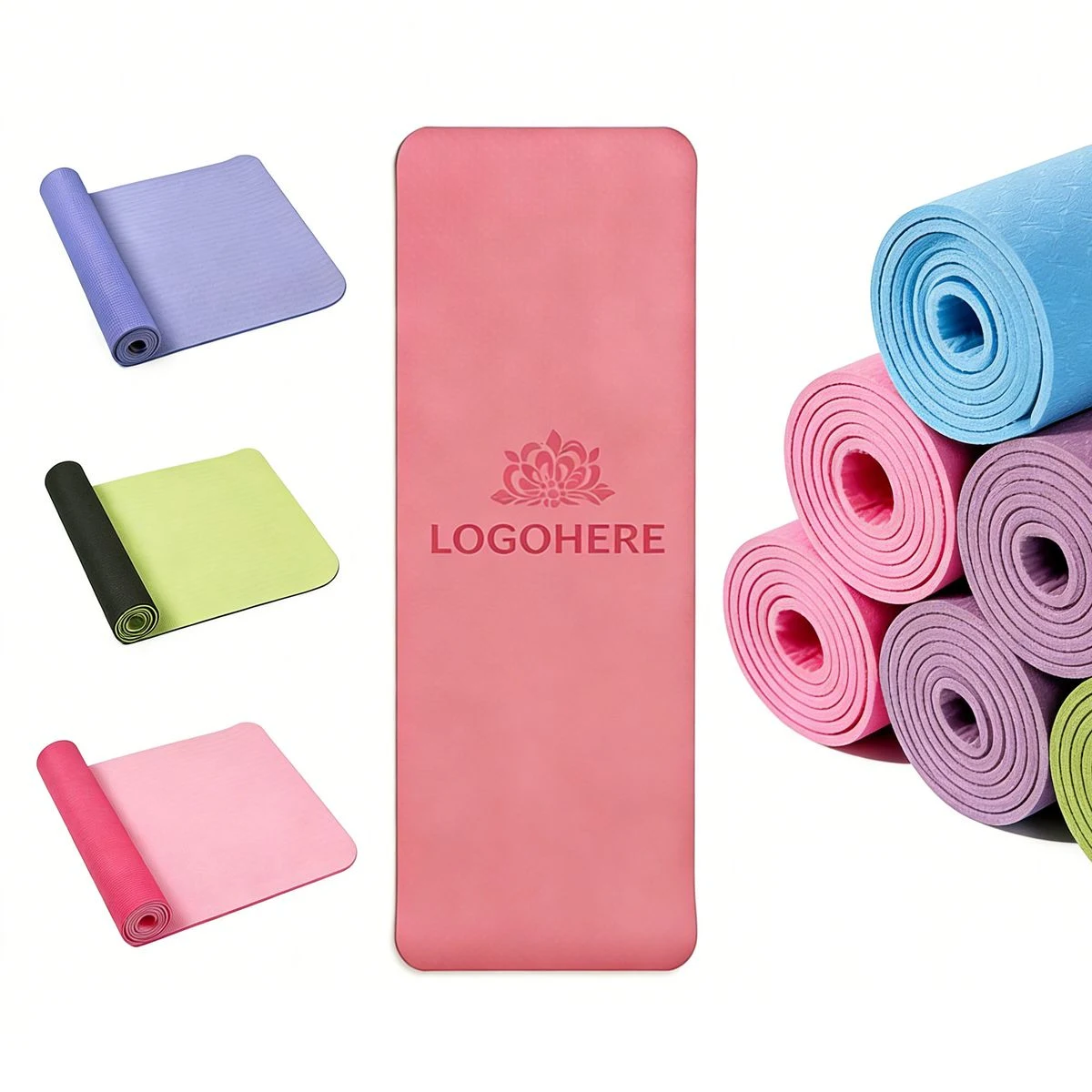 Extra Cushioned 6mm Yoga Exercise Mat 1