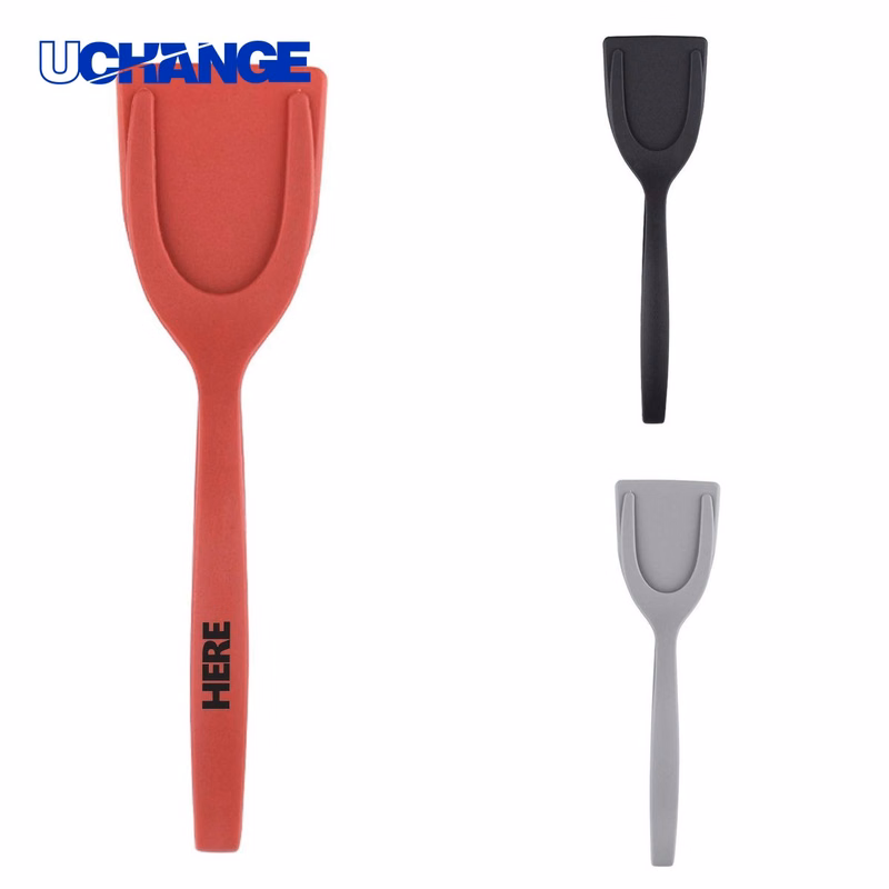 2-in-1 Grip and Flip Spatula Tongs for Cooking
