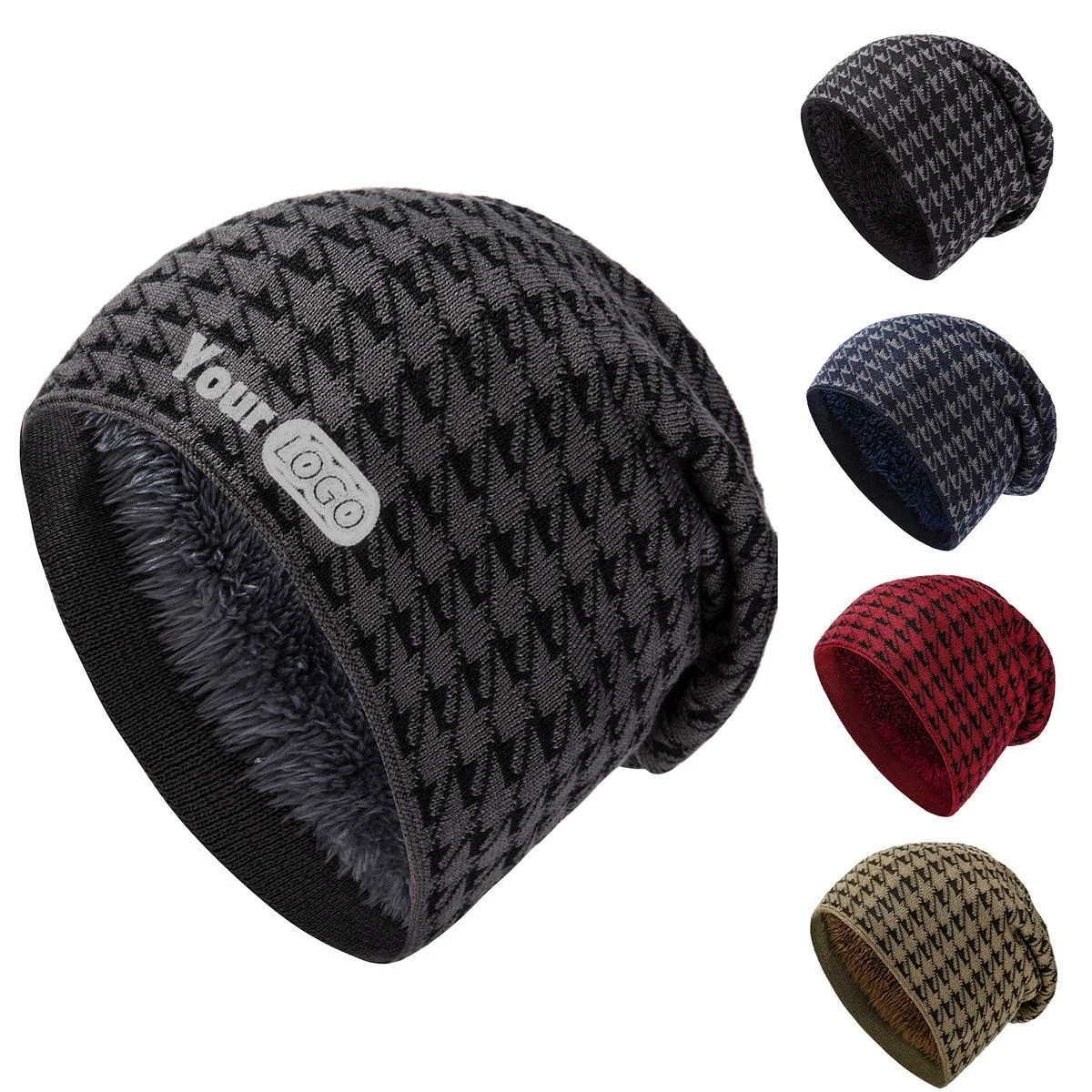 Mens Plus Fleece Ear Protection Hat 1