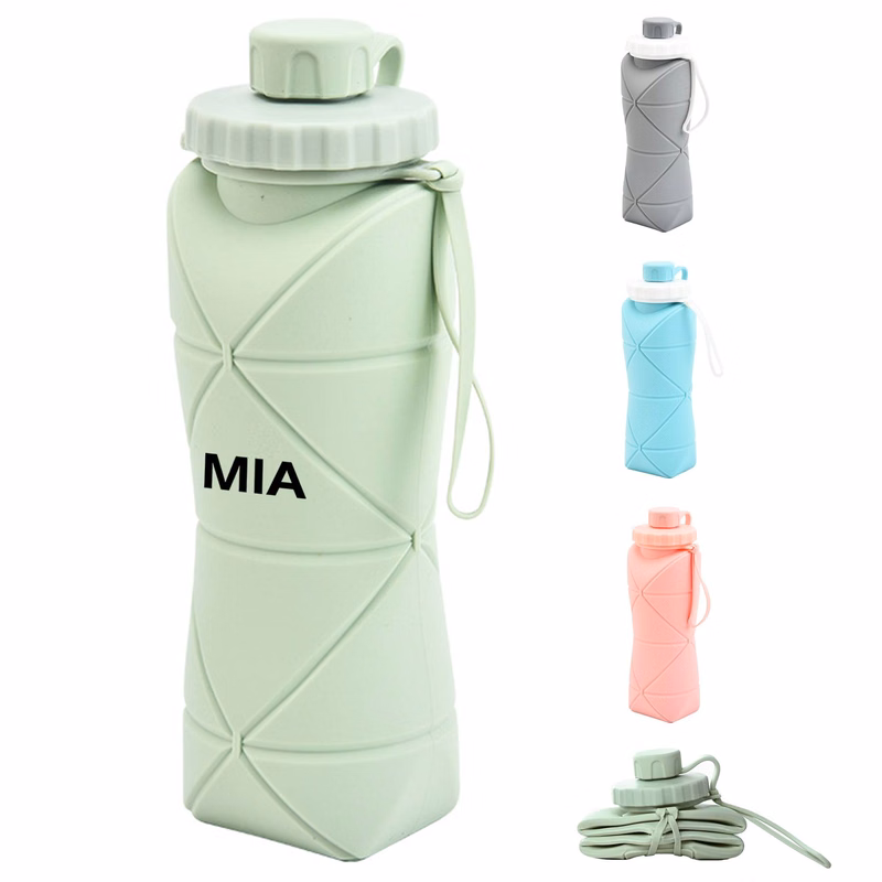 21 oz Silicone Retractable Folding Cup