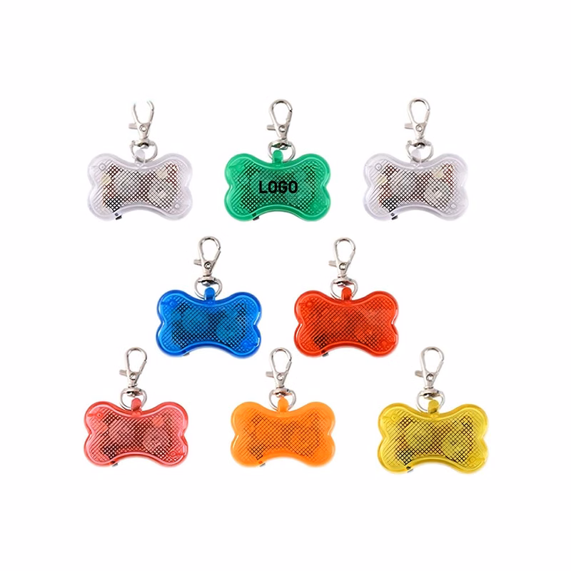 LED Bone Shape Dog Tag