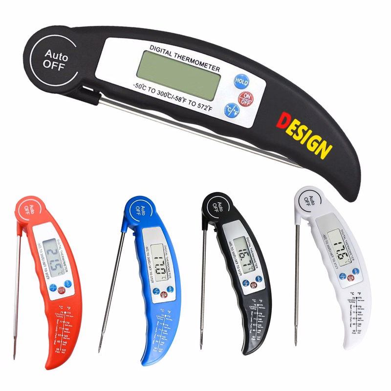 High-Temp Probe BBQ Foldable Digital Thermometer